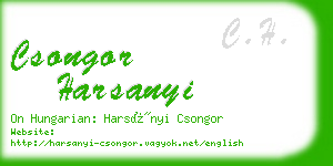 csongor harsanyi business card